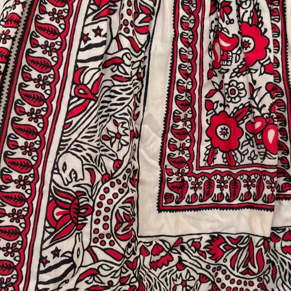 ANNA SUI floral silk dress S - Picture 3 of 8